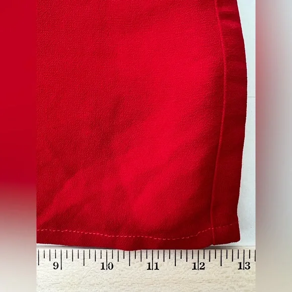 Reformation NEW Patti Jumpsuit in Cherry Red Romper Flare Wide Leg Sz 2 RARE - Picture 11 of 15